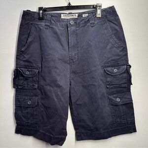 Ecko Unltd Navy Blue Men's 12.5” Inseam Size 34 Cargo Shorts 100% Cotton